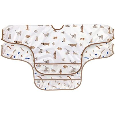 Lässig Babyslabbetje met lange mouwen (2 stuks) om te binden, valbescherming/lange mouwen, Bib Little Mateys koningsblauw Lässig Babyslabbetje met lange mouwen (2 stuks) om te binden, valbescherming/lange mouwen, Bib Little Mateys koningsblauw