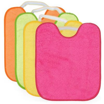 Ti TIN Waterdichte slabbetjes voor baby's, rubberen sluiting, 4 stuks, 4 stuks, 12 meses Más de 12 meses Ti TIN Waterdichte slabbetjes voor baby's, rubberen sluiting, 4 stuks, 4 stuks, 12 meses Más de 12 meses