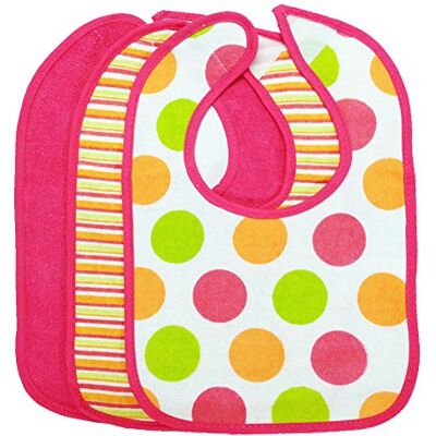 Chouette slabbetjes voor baby's, waterdicht, 3 stuks Chouette slabbetjes voor baby's, waterdicht, 3 stuks