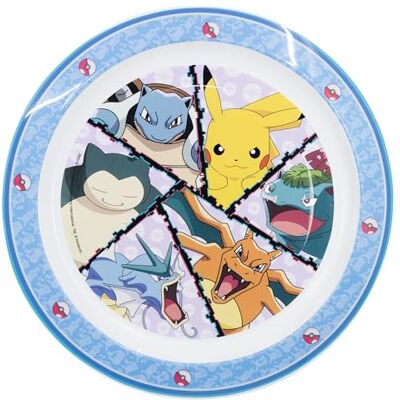 Stor Herbruikbaar Pokémon-bord van magnetronbestendig kunststof Stor Herbruikbaar Pokémon-bord van magnetronbestendig kunststof