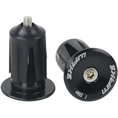 CYSKY Stuurgrepen voor barcaps, 1 paar handgrepen voor fietssturen voor de meeste fietsen, mountainbikes, racefietsen, mountainbikes, BMX (zwart) CYSKY Stuurgrepen voor barcaps, 1 paar handgrepen voor fietssturen voor de meeste fietsen, mountainbikes, racefietsen, mountainbikes, BMX (zwart)