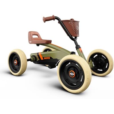 BERG Buzzy Groene retro pedaalwagen voor kinderen vanaf 2 jaar, hoge Groen, 2-5 jaar, robuust frame, verstelbaar zadel, verstelbaar stuur BERG Buzzy Groene retro pedaalwagen voor kinderen vanaf 2 jaar, hoge Groen, 2-5 jaar, robuust frame, verstelbaar zadel, verstelbaar stuur
