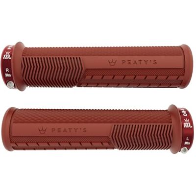 Peaty's Monarch Pro Dual Compound Fietshandgrepen met schokabsorberende kern, BMX, e-bike en mountainbike Peaty's Monarch Pro Dual Compound Fietshandgrepen met schokabsorberende kern, BMX, e-bike en mountainbike