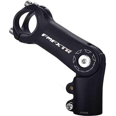 CYSKY 25,4 mm 90 mm verstelbare stuurpen van 0-90 graden voor mountainbike, racefiets, mountainbike, BMX, fietsen (90 mm) CYSKY 25,4 mm 90 mm verstelbare stuurpen van 0-90 graden voor mountainbike, racefiets, mountainbike, BMX, fietsen (90 mm)