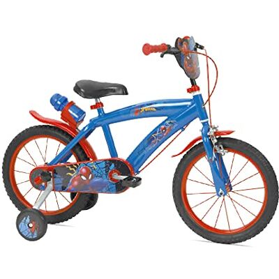 Huffy , Marvel Spidey Boys, 16 inch, blauw, eenheidsmaat Huffy , Marvel Spidey Boys, 16 inch, blauw, eenheidsmaat