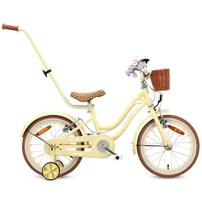 Sun Hart Bike Fiets voor een meisje 12 14 16 Inches, Kinderfiets 2-6 jaar, met duwstang, mand, bel duwstang, mand, bel, kinderfiets, leerhulp, ontwikkelt balans en coördinatie Sun Hart Bike Fiets voor een meisje 12 14 16 Inches, Kinderfiets 2-6 jaar, met duwstang, mand, bel duwstang, mand, bel, kinderfiets, leerhulp, ontwikkelt balans en coördinatie