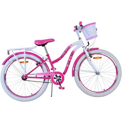 Volare Kinderfiets 24 inch Roze Twee handremmen Volare Kinderfiets 24 inch Roze Twee handremmen