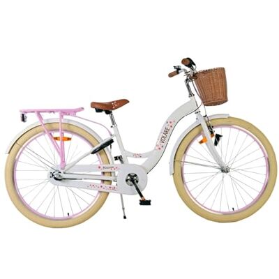 Volare Blossom Kinderfiets, meisjesfiets, 26 inch, wit Volare Blossom Kinderfiets, meisjesfiets, 26 inch, wit