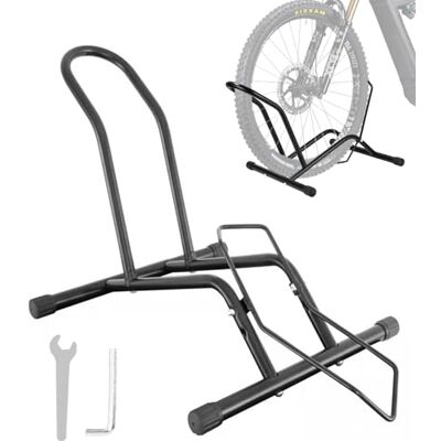 Huifoo 16-29 inch staande fietshouder voor mountainbikes en racefietsen Stabiele fietshouder geschikt voor mountainbikes, ruimtebesparend voor het veilig opbergen van fietsen Huifoo 16-29 inch staande fietshouder voor mountainbikes en racefietsen Stabiele fietshouder geschikt voor mountainbikes, ruimtebesparend voor het veilig opbergen van fietsen