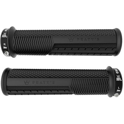 Peaty's Monarch Pro Dual Compound Fietshandgrepen met schokabsorberende kern, BMX, e-bike en mountainbike Peaty's Monarch Pro Dual Compound Fietshandgrepen met schokabsorberende kern, BMX, e-bike en mountainbike