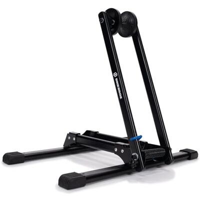 BIKE BROZ Stanley Stand by BikeBroz Vloerstandaard voor fietsen tot 29 inch, houder voor voor- en achterwiel met bodembevestiging, geschikt voor mountainbike, e-bike, racefiets enz BIKE BROZ Stanley Stand by BikeBroz Vloerstandaard voor fietsen tot 29 inch, houder voor voor- en achterwiel met bodembevestiging, geschikt voor mountainbike, e-bike, racefiets enz