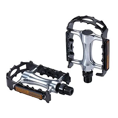 BBB Fietsen BigFeet 2.0 Platte stadspedalen met reflectoren 9/16 inch Fietspedalen met reflectoren en perfecte grip BPD-16B BBB Fietsen BigFeet 2.0 Platte stadspedalen met reflectoren 9/16 inch Fietspedalen met reflectoren en perfecte grip BPD-16B