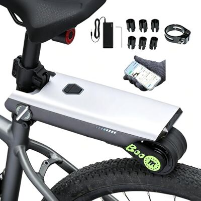 HDaspijh Elektrische fietsbooster met app-bediening, ombouwset voor e-bike, 4 ondersteuningsmodi, bereik van 50 km, ombouwset voor mountainbikes en racefietsen, groen HDaspijh Elektrische fietsbooster met app-bediening, ombouwset voor e-bike, 4 ondersteuningsmodi, bereik van 50 km, ombouwset voor mountainbikes en racefietsen, groen