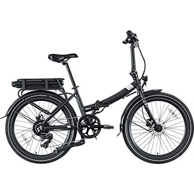 LEGEND EBIKES Siena, Elektrische fiets, opvouwbaar, 25 km/u, 250 W, 7 versnellingen, elektrische fiets, 24 inch wielen, volwassenen, heren en dames, elektrische fietsen, hydraulische remmen LEGEND EBIKES Siena, Elektrische fiets, opvouwbaar, 25 km/u, 250 W, 7 versnellingen, elektrische fiets, 24 inch wielen, volwassenen, heren en dames, elektrische fietsen, hydraulische remmen