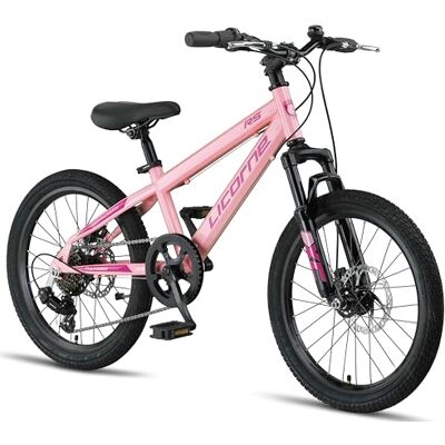 Licorne Bike Thunder Premium Mountainbike, 20, 24, 26, 27,5 en 29 inch, voor meisjes, jongens, mannen en vrouwen, schijfremmen Licorne Bike Thunder Premium Mountainbike, 20, 24, 26, 27,5 en 29 inch, voor meisjes, jongens, mannen en vrouwen, schijfremmen