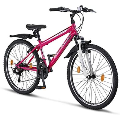 Chillaxx Bike Escape Premium Mountainbike, 24 en 26 inch, voor meisjes, jongens, heren en dames, 21 versnellingen Chillaxx Bike Escape Premium Mountainbike, 24 en 26 inch, voor meisjes, jongens, heren en dames, 21 versnellingen