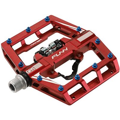 FUNN Mamba MTB-pedalen zonder clip, eenzijdige clip, compatibel met SPD-noppen, 9/16 inch CrMo as voor mountainbike/BMX/Gravel FUNN Mamba MTB-pedalen zonder clip, eenzijdige clip, compatibel met SPD-noppen, 9/16 inch CrMo as voor mountainbike/BMX/Gravel