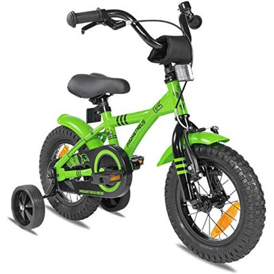 PROMETHEUS BICYCLES Kinderfiets, 3 jaar, jongens, meisjes, 30 cm, met wielen voor 3 tot 5 jaar, BMX in groen PROMETHEUS BICYCLES Kinderfiets, 3 jaar, jongens, meisjes, 30 cm, met wielen voor 3 tot 5 jaar, BMX in groen