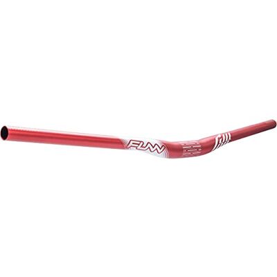 FUNN Full On MTB kleerhanger met 31,8 mm klem en 810 mm breedte, een robuuste en lichte legering verhoogde hanger voor mountainbike, BMX en racefiets, rode mountainbike-kleerhanger met 15 mm verhoging FUNN Full On MTB kleerhanger met 31,8 mm klem en 810 mm breedte, een robuuste en lichte legering verhoogde hanger voor mountainbike, BMX en racefiets, rode mountainbike-kleerhanger met 15 mm verhoging