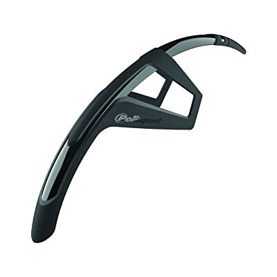 Polisport G-MUD 28 inch/50 mm mudguard set voor + achter unisex-volwassenen, zwart, standaardmaat Polisport G-MUD 28 inch/50 mm mudguard set voor + achter unisex-volwassenen, zwart, standaardmaat
