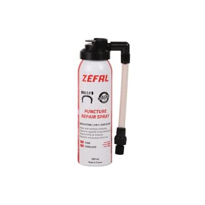 ZEFAL Zéfal Repair Spray – lekspray voor fietsbanden – snelle reparatie – Presta en Shrader – gemaakt in Frankrijk – 100 ml, zwart ZEFAL Zéfal Repair Spray – lekspray voor fietsbanden – snelle reparatie – Presta en Shrader – gemaakt in Frankrijk – 100 ml, zwart