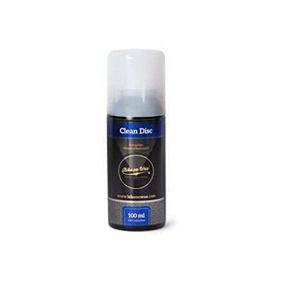 BIKE on Wax CleanDisc Schijfrem Cleaner Spray Schijfremreiniger voor alle soorten fietsen Sneldrogende reiniger voor schijfremmen in aerosol 100 ml (Lot de 1) BIKE on Wax CleanDisc Schijfrem Cleaner Spray Schijfremreiniger voor alle soorten fietsen Sneldrogende reiniger voor schijfremmen in aerosol 100 ml (Lot de 1)