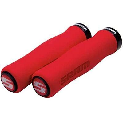 Sram MTB Locking Grips Contour Foam with Single Black Clamp and End Plugs Sram MTB Locking Grips Contour Foam with Single Black Clamp and End Plugs