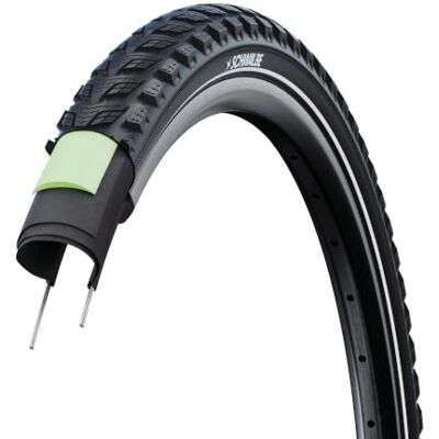 Schwalbe Marathon 365 Pneu de vélo – Pneu toutes saisons avec Addix 4Season Compound – Protection anti-crevaison GreenGuard – Pour vélos électriques et vélos de ville – 20 à 28 pouces – Profil à Schwalbe Marathon 365 Pneu de vélo – Pneu toutes saisons avec Addix 4Season Compound – Protection anti-crevaison GreenGuard – Pour vélos électriques et vélos de ville – 20 à 28 pouces – Profil à