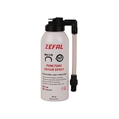 ZEFAL Zéfal Repair Spray-spuitbus, lekbescherming, fiets, reparatie, uniseks, volwassenen, wit, 150 ml ZEFAL Zéfal Repair Spray-spuitbus, lekbescherming, fiets, reparatie, uniseks, volwassenen, wit, 150 ml