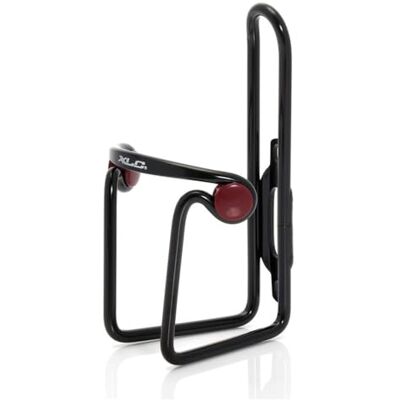 XLC Aluminium flessenhouder BC-A02 (kleur: mat zwart) metalen flessenhouder voor fiets flessenhouder XLC Aluminium flessenhouder BC-A02 (kleur: mat zwart) metalen flessenhouder voor fiets flessenhouder