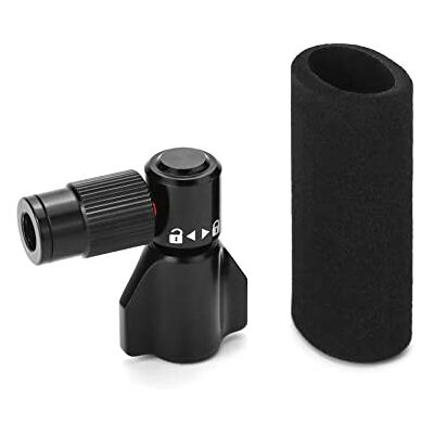 QWORK ® CO2 fietspomp, voor Presta & Schrader-ventielen, mini-CO2-pomp voor racefiets, mountainbike, exclusief CO2-patronen QWORK ® CO2 fietspomp, voor Presta & Schrader-ventielen, mini-CO2-pomp voor racefiets, mountainbike, exclusief CO2-patronen