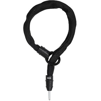 ABUS IvyTex Adaptor Chain 8KS Fietsketting met vuil- en vochtbestendige hoes, 8 mm dikke ketting, zwart, 100 cm ABUS IvyTex Adaptor Chain 8KS Fietsketting met vuil- en vochtbestendige hoes, 8 mm dikke ketting, zwart, 100 cm