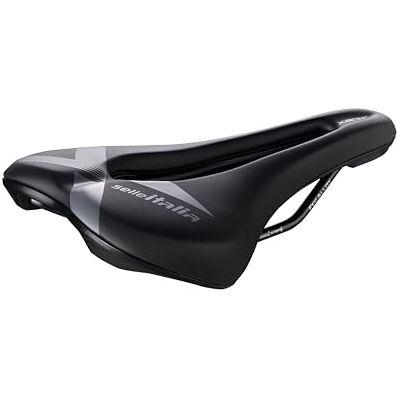 Selle Italia X-Bow Superflow zadel: zwart/zwart Selle Italia X-Bow Superflow zadel: zwart/zwart