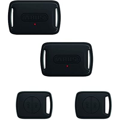 ABUS RC Alarmbox 2 stuks Mobiel alarmsysteem + afstandsbediening voor in- en uitschakelen Beveiligt fietsen, kinderwagens, elektrische scooters Intelligent alarm 100 dB ABUS RC Alarmbox 2 stuks Mobiel alarmsysteem + afstandsbediening voor in- en uitschakelen Beveiligt fietsen, kinderwagens, elektrische scooters Intelligent alarm 100 dB