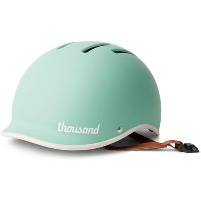 Thousand Heritage Fietshelm voor volwassenen, uniseks, geventileerd, met PopLock anti-diefstalsysteem, ideaal voor fietsen of skateboarden, voor mannen en vrouwen Thousand Heritage Fietshelm voor volwassenen, uniseks, geventileerd, met PopLock anti-diefstalsysteem, ideaal voor fietsen of skateboarden, voor mannen en vrouwen