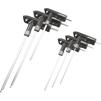 Topeak T-Handle DuoHex Wrench gereedschapsset, zwart Topeak T-Handle DuoHex Wrench gereedschapsset, zwart