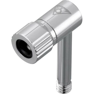 Topeak Pressure-Rite Presta Sport ventieladapter, zilver (zilver), één maat Topeak Pressure-Rite Presta Sport ventieladapter, zilver (zilver), één maat