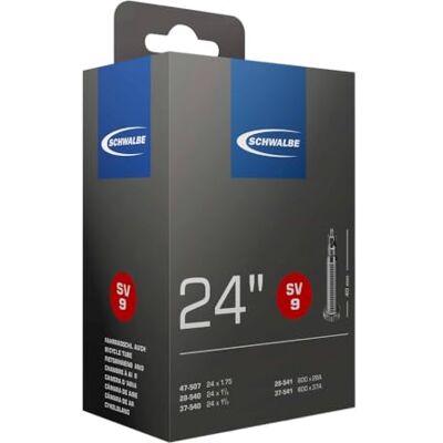 Schwalbe SV9 binnenband 28/47-507/541 EK Presta ventiel zwart 61 cm Schwalbe SV9 binnenband 28/47-507/541 EK Presta ventiel zwart 61 cm