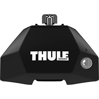 Thule 7107 EVO Fixpoint 2 stuks bagagedrager voor volwassenen, uniseks, zwart (zwart), één maat Thule 7107 EVO Fixpoint 2 stuks bagagedrager voor volwassenen, uniseks, zwart (zwart), één maat