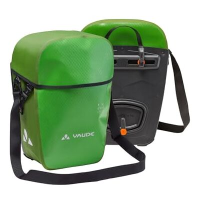 VAUDE Aqua Back Pro Fietstas, 2 achtertassen (2 x 24 l), groen, waterdicht, eenvoudige bevestiging, Made in Germany VAUDE Aqua Back Pro Fietstas, 2 achtertassen (2 x 24 l), groen, waterdicht, eenvoudige bevestiging, Made in Germany