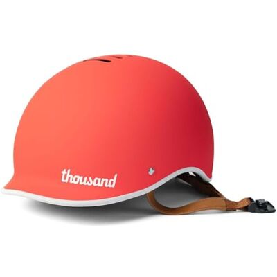 Thousand Heritage Fietshelm voor volwassenen, uniseks, geventileerd, met PopLock anti-diefstalsysteem, ideaal voor fietsen of skateboarden, voor mannen en vrouwen Thousand Heritage Fietshelm voor volwassenen, uniseks, geventileerd, met PopLock anti-diefstalsysteem, ideaal voor fietsen of skateboarden, voor mannen en vrouwen
