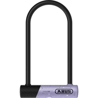 ABUS 410K Ultra U-slot voor fiets en elektrische scooter, praktisch en robuust fietsslot met praktische houder voor het vervoer op de fiets, fietsaccessoires, variant 150HB230 ABUS 410K Ultra U-slot voor fiets en elektrische scooter, praktisch en robuust fietsslot met praktische houder voor het vervoer op de fiets, fietsaccessoires, variant 150HB230