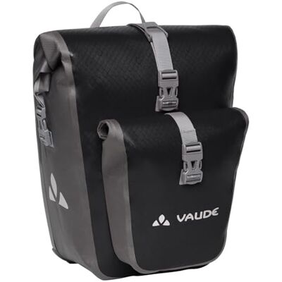 VAUDE 16010 Aqua Back Plus Single achterwieltas voor volwassenen, zwart, eenheidsmaat VAUDE 16010 Aqua Back Plus Single achterwieltas voor volwassenen, zwart, eenheidsmaat