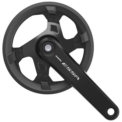 Shimano Pedalier MTB MONO 40D L170 ALU ESSA FC-U2000 ZWART 8/7V MET Kettingbeschermer (AXE) Shimano Pedalier MTB MONO 40D L170 ALU ESSA FC-U2000 ZWART 8/7V MET Kettingbeschermer (AXE)