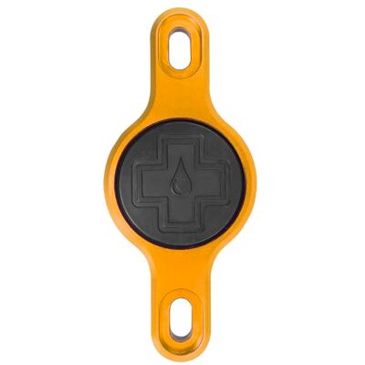 Muc-Off Secure Tag V2 houder voor Apple AirTag, goud, MU-ACC-2703 Muc-Off Secure Tag V2 houder voor Apple AirTag, goud, MU-ACC-2703