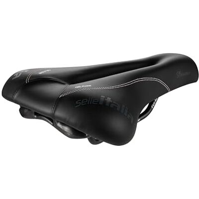 Selle Italia DONNA Zadel 168 x 270 mm (S2) Gel Flow zwart gewicht: Selle Italia DONNA Zadel 168 x 270 mm (S2) Gel Flow zwart gewicht: