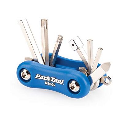 Park Tool MTC-25 multifunctioneel gereedschap, zwart/zilver, één maat Park Tool MTC-25 multifunctioneel gereedschap, zwart/zilver, één maat