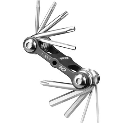 Topeak Mini 10 multifunctioneel gereedschap, zwart/zilver, 6,6 x 3,3 x 2,1 cm Topeak Mini 10 multifunctioneel gereedschap, zwart/zilver, 6,6 x 3,3 x 2,1 cm