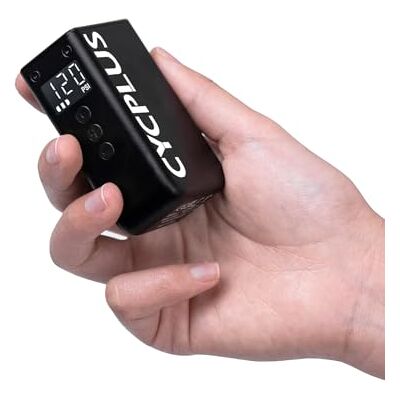 CYCPLUS AS2Pro Mini-pomp voor elektrische fiets, aluminium behuizing, 120 g Format poche, 120 PSI max, Gonflage rapide, Arrêt automatique, Manomètre, Valve Presta/Schrader, vélo route, VTT, E-bike CYCPLUS AS2Pro Mini-pomp voor elektrische fiets, aluminium behuizing, 120 g Format poche, 120 PSI max, Gonflage rapide, Arrêt automatique, Manomètre, Valve Presta/Schrader, vélo route, VTT, E-bike