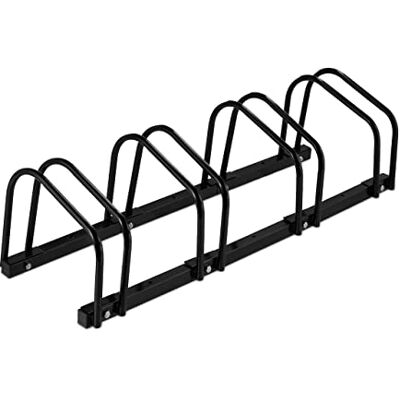 Relaxdays Fietshouder voor 4 wielen met 60 mm bandbreedte, metaal, voor garage, zwart Relaxdays Fietshouder voor 4 wielen met 60 mm bandbreedte, metaal, voor garage, zwart